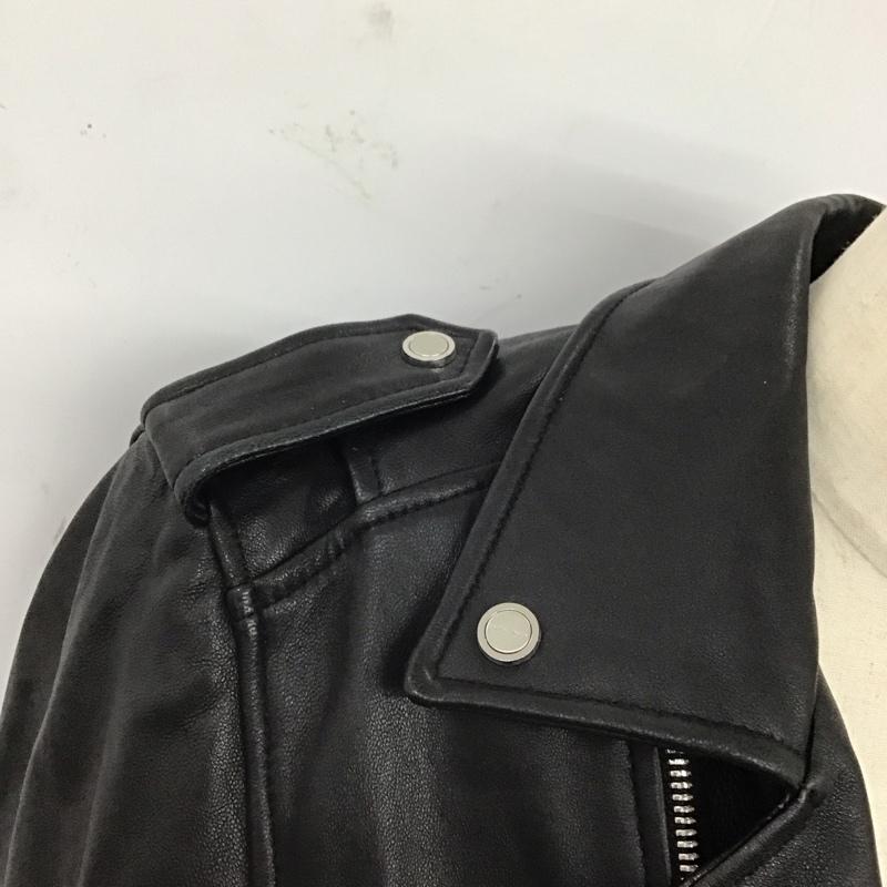 ザラメン ZARA MAN ジャケット、上着 ジャケット、ブレザー フェイクレザージャケット カジュアルジャケット カラージャケット S 無地 黒 / ブラック /  メンズ USED 古着 中古 10119267