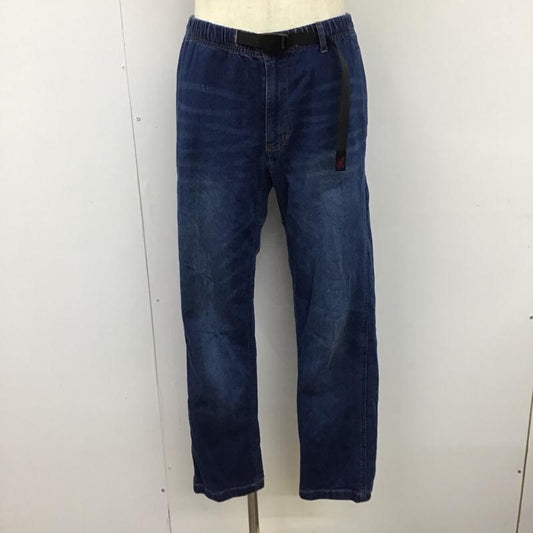 グラミチ GRAMICCI パンツ ワークパンツ、ペインターパンツ 8817-dej JUSTCUTNEWNARROWPANTS デニムパンツ L ロゴ、文字 インディゴ / インディゴ /  メンズ USED 古着 中古 10119990