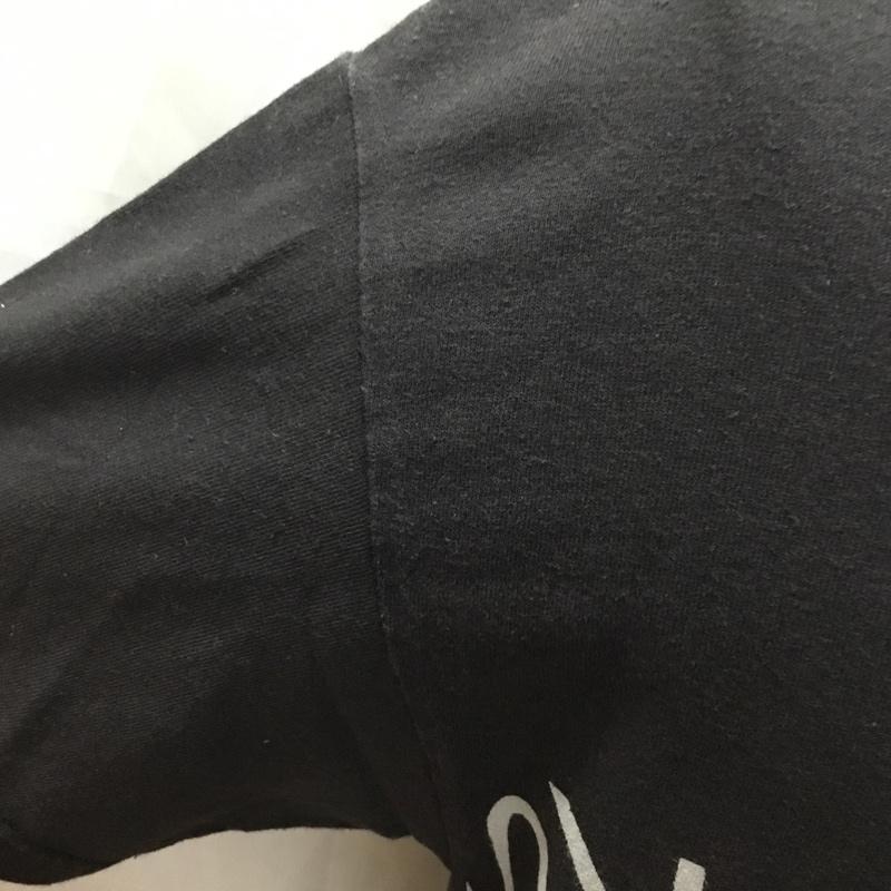 テンダーロイン TENDERLOIN Tシャツ 半袖 半袖カットソー プリントTシャツ クルーネックカットソー L ロゴ、文字 黒 / ブラック /  メンズ USED 古着 中古 10115199