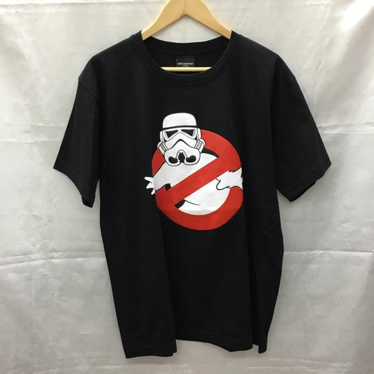 古着 USED Tシャツ 半袖 半袖カットソー プリントTシャツ クルーネックカットソー バンドTシャツ L プリント 黒 / ブラック /  メンズ USED 古着 中古 10106948