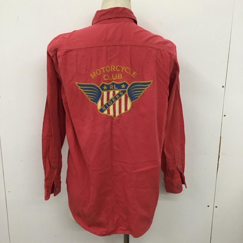 ラルフローレン RALPHLAUREN シャツ、ブラウス 長袖 80年代 9 刺繍 赤 / レッド /  メンズ USED 古着 中古 10111087