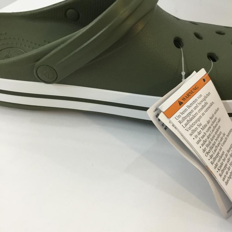 クロックス crocs サンダル サンダル 11016-37P CROCBAND クロックバンド 26cm 26.0cm 無地 カーキ / カーキ /  メンズ USED 古着 中古 10125454