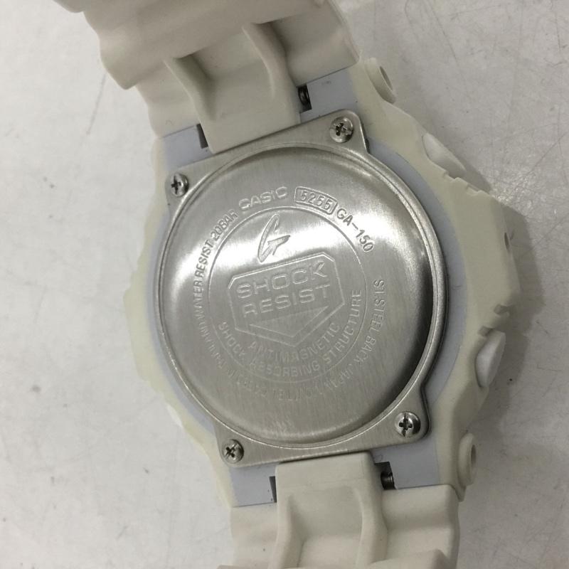 ジーショック G-SHOCK 腕時計 アナログ（クォーツ式） GA-150 ロゴ、文字 白 / ホワイト /  メンズ USED 古着 中古 10138353