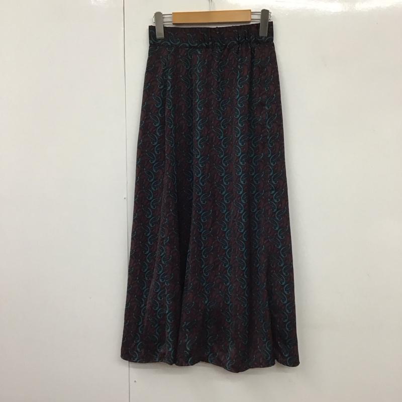 アリシアページボーイ alicia PAGEBOY スカート ロングスカート pb950001al FREE 総柄 マルチカラー / マルチカラー /  レディース USED 古着 中古 10130311
