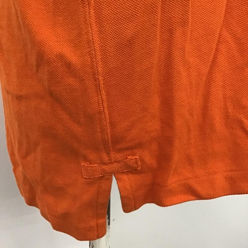 ポロバイラルフローレン Polo by RALPH LAUREN ポロシャツ 半袖 L 無地 橙 / オレンジ /  レディース USED 古着 中古 10105790