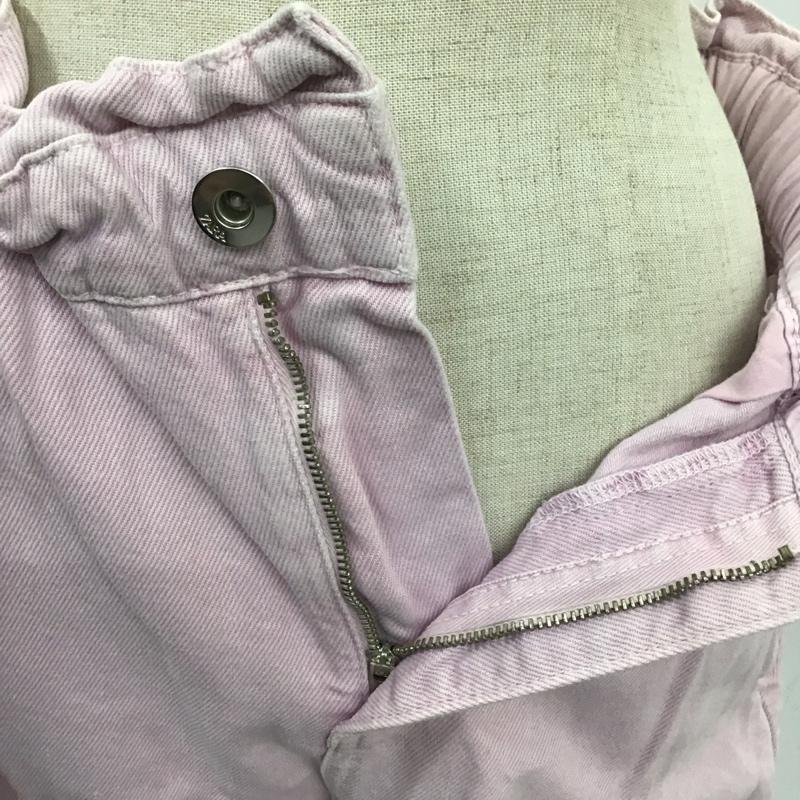 ザラ ZARA パンツ デニム、ジーンズ 5862 152 656 ワイドパンツ テーパード 無地 桃 / ピンク /  レディース USED 古着 中古 10109720