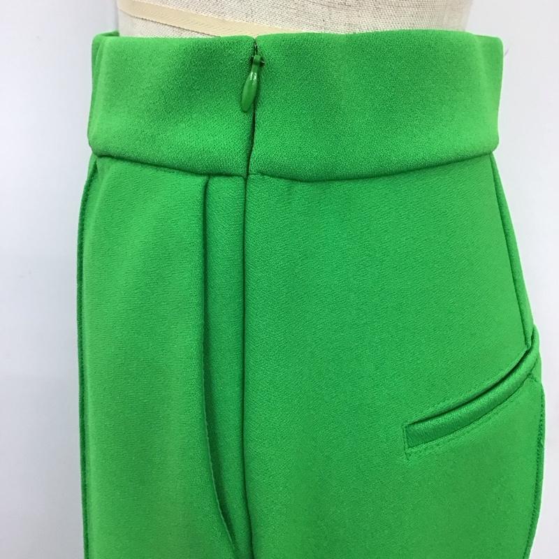 アズールバイマウジー AZUL BY MOUSSY ボトムス ボトムス 250FAC81-113H VENUS PANTS フレアパンツ M 無地 緑 / グリーン /  レディース USED 古着 中古 10121596