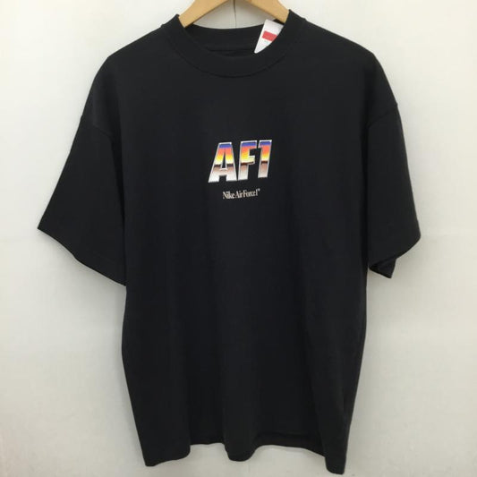 ナイキ NIKE Tシャツ 半袖 DR5756-010 NIKE AF1 黒 Ｔシャツ L ロゴ、文字 黒 / ブラック /  メンズ USED 古着 中古 10130950
