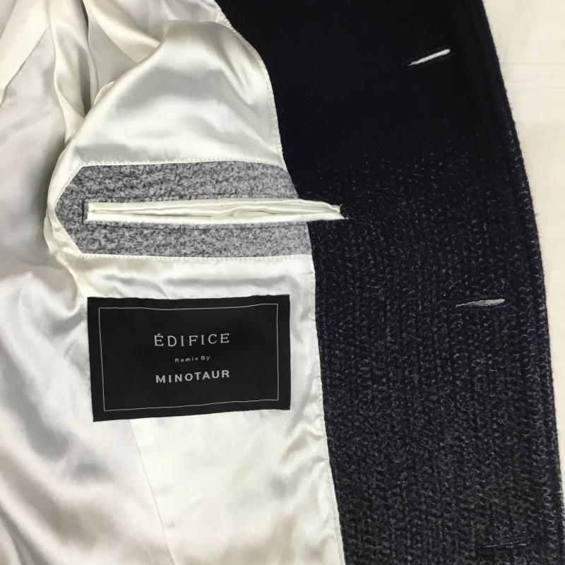 ミノトール MINOTAUR コート コート一般 EDIFICE別注 グラデーションコート M グラデーション 紺 / ネイビー / X 灰 / グレー /  メンズ USED 古着 中古 10140068