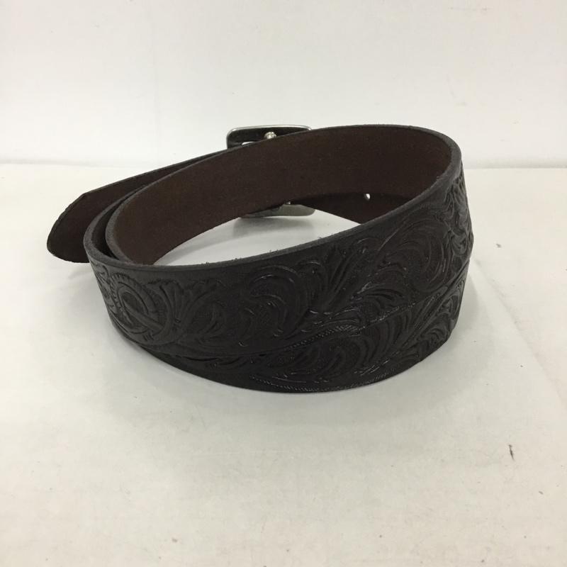 ダブルアールエル RRL ベルト・バックル ベルト 総柄 ダークブラウン / ダークブラウン /  メンズ USED 古着 中古 10128810