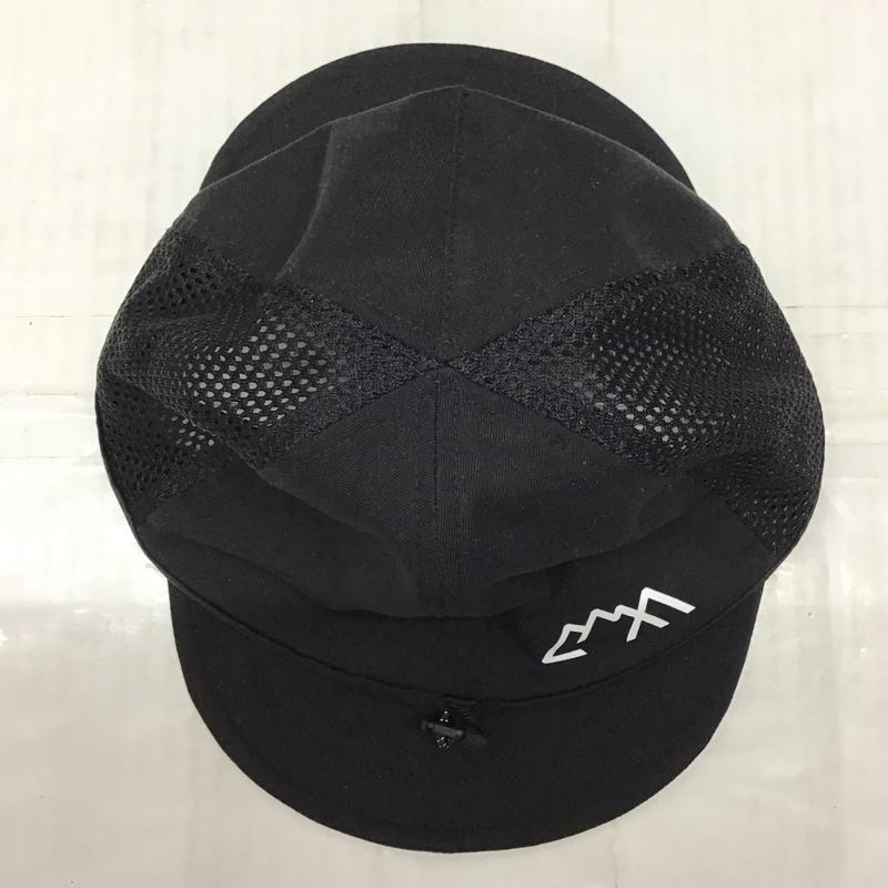 コンフィー comfy 帽子 キャップ ダブルフェイス メッシュ ロゴ、文字 黒 / ブラック /  メンズ USED 古着 中古 10116990