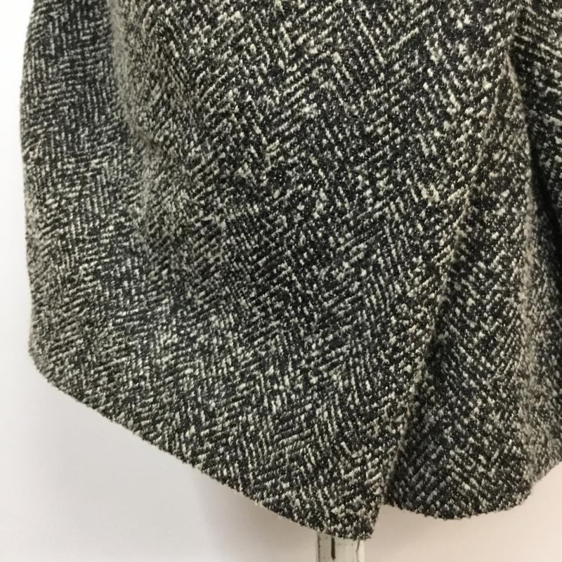 アダムエロペ ADAM ET ROPE  スカート ミニスカート 38  黒 / ブラック / X 白 / ホワイト /  レディース USED 古着 中古 10043341