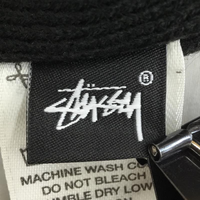ステューシー STUSSY 帽子 ニット帽 SKULLCAP EXPOSED STITCH FREE ロゴ、文字 黒 / ブラック /  メンズ USED 古着 中古 10136540