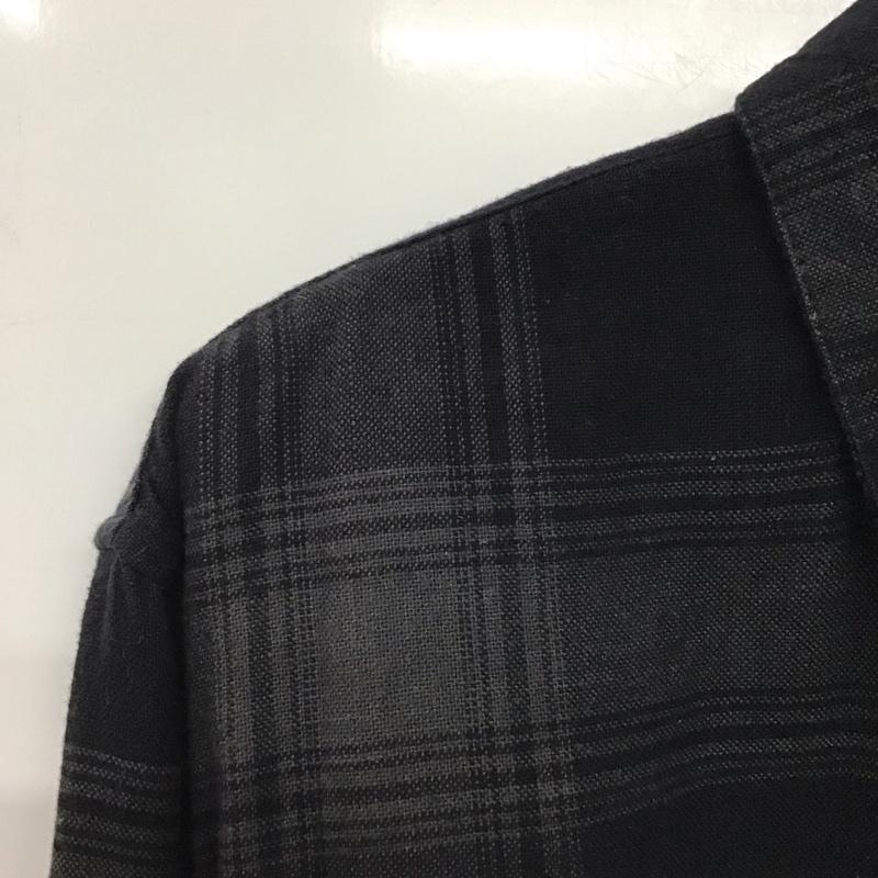 ステューシー STUSSY シャツ、ブラウス 長袖 長袖シャツ チェックシャツ カラーシャツ XL チェック 黒 / ブラック /  メンズ USED 古着 中古 10141680