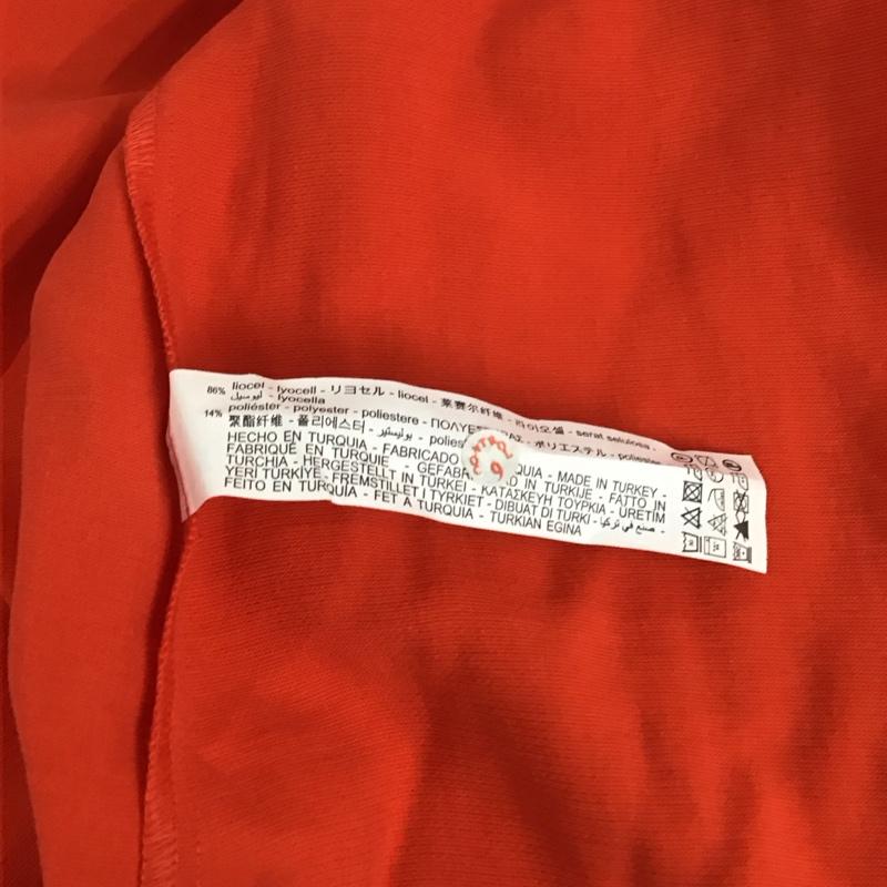 ザラ ZARA スカート ひざ丈スカート 1971/063/679 M 無地 橙 / オレンジ /  レディース USED 古着 中古 10131693