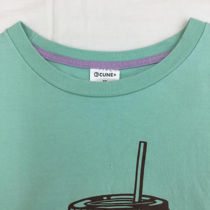 キューン CUNE Tシャツ 半袖 CUNE CAFE M プリント X キャラクター 水色 / ライトブルー /  メンズ USED 古着 中古 10133770