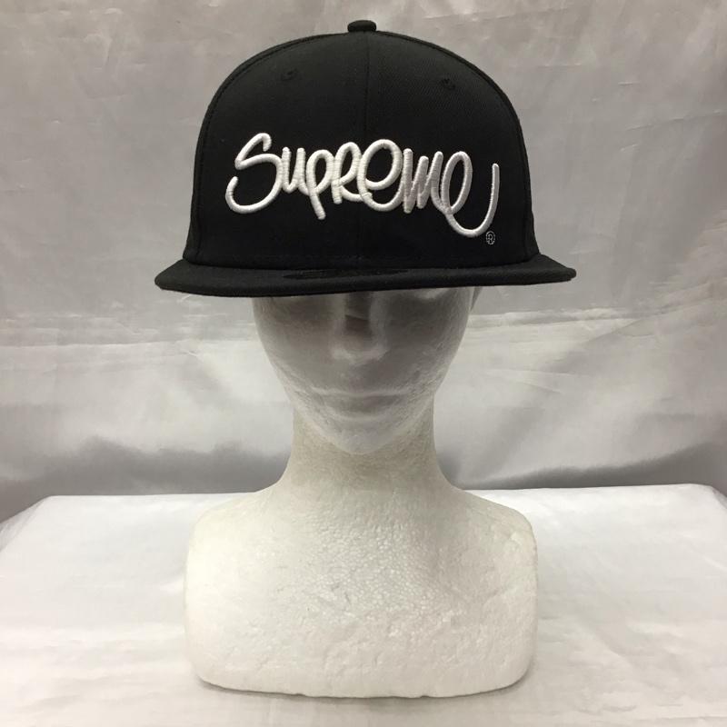 シュプリーム Supreme 帽子 キャップ NEW ERA 22SS Handstyle cap ロゴ、文字 黒 / ブラック /  メンズ USED 古着 中古 10121071
