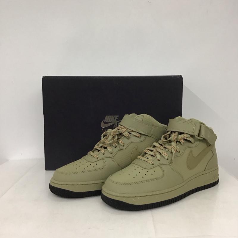 ナイキ NIKE スニーカー スニーカー FB8881 200 AIR FORCE 1 MID 07 26cm 箱有 26.0cm ロゴ、文字 カーキ / カーキ /  メンズ USED 古着 中古 10132474