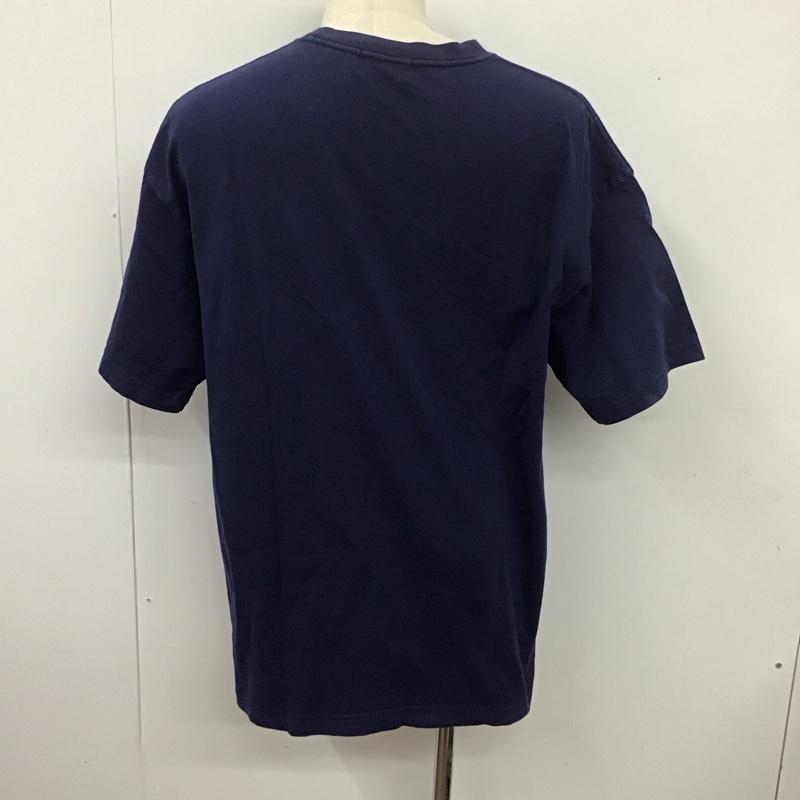 エクストララージ XLARGE Tシャツ 半袖 半袖カットソー プリントTシャツ クルーネックカットソー XL ロゴ、文字 紺 / ネイビー /  メンズ USED 古着 中古 10126632