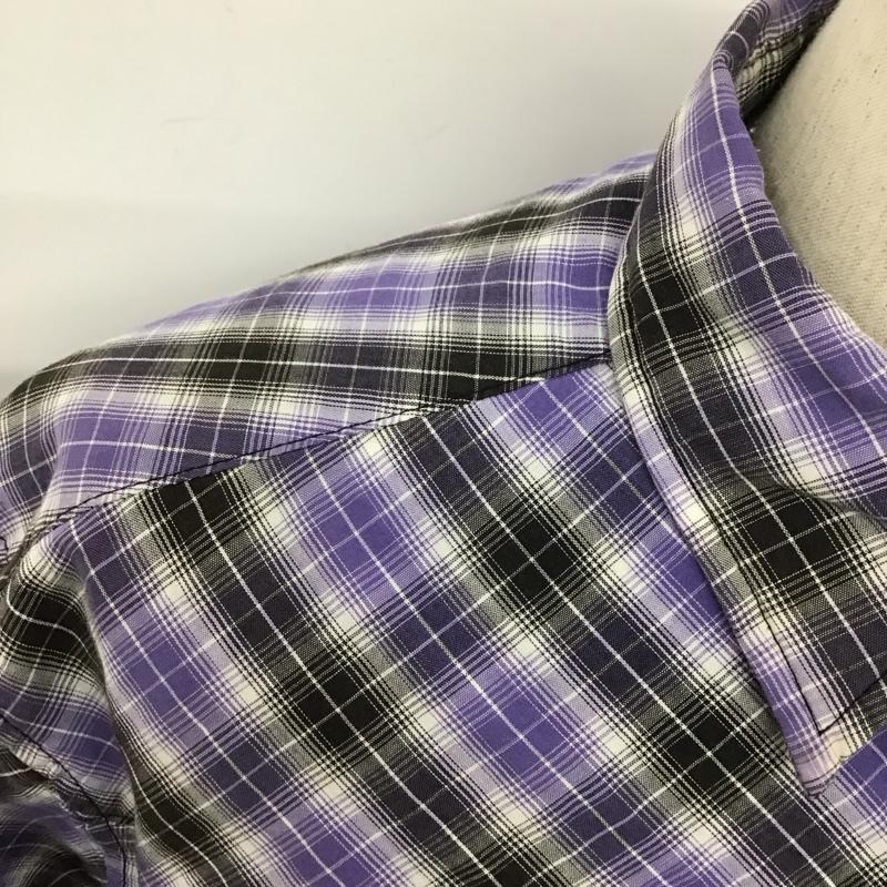 ラングラー Wrangler シャツ、ブラウス 半袖 L チェック マルチカラー / マルチカラー /  メンズ USED 古着 中古 10128317