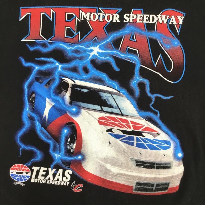 リー Lee Tシャツ 半袖 Lee SPORTS TEXAS MOTOR SPEEDWAY 黒 Tシャツ XL プリント 黒 / ブラック /  メンズ USED 古着 中古 10148473