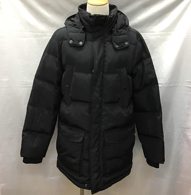 トミーヒルフィガー TOMMY HILFIGER ジャケット、上着 ジャケット、ブレザー XM0XM00757 ダウン フェザー L ワンポイント 黒 / ブラック /  メンズ USED 古着 中古 10121161