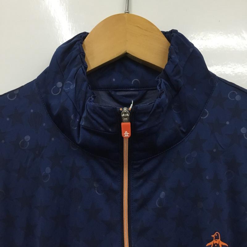 マンシングウェア Munsingwear ジャケット、上着 ジャンパー、ブルゾン MGwMJK01 LL 総柄 紺 / ネイビー /  レディース USED 古着 中古 10135501