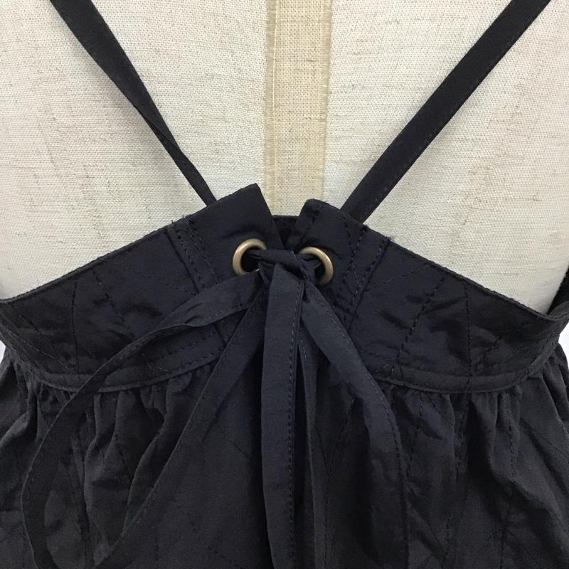 ニコアンド niko and... ワンピース ロングスカート FREE 無地 黒 / ブラック /  レディース USED 古着 中古 10121209