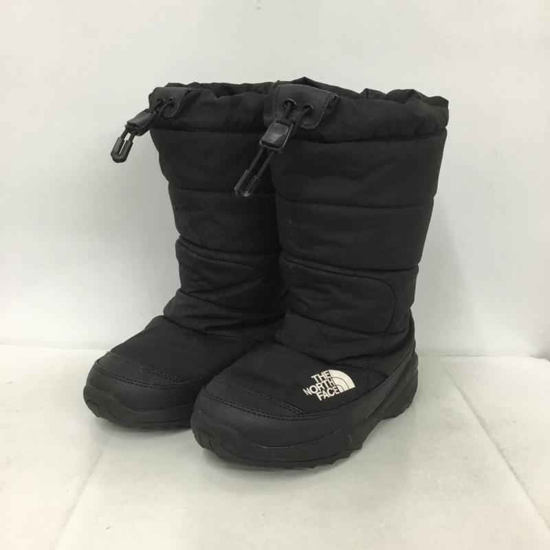 ザノースフェイス THE NORTH FACE シューズ シューズ NFJ51986 ヌプシ ブーツ スノーブーツ アウトドア K Nuptse Bootie Wide キッズ 20cm 20.0cm ロゴ、文字 黒 / ブラック /  ボーイズ USED 古着 中古 10138007