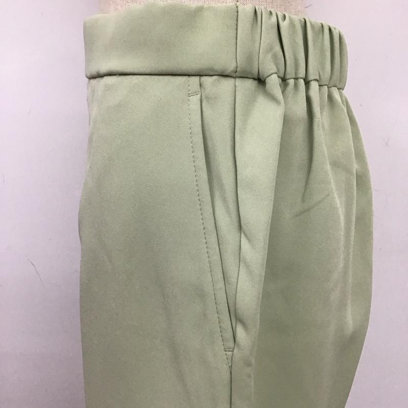 ロペピクニック ROPE  PICNIC パンツ スラックス GDS-12000-A-1 ファスナースリットカラーパンツ ラク美パンツ 40 無地 薄緑 / ライトグリーン /  レディース USED 古着 中古 10122839