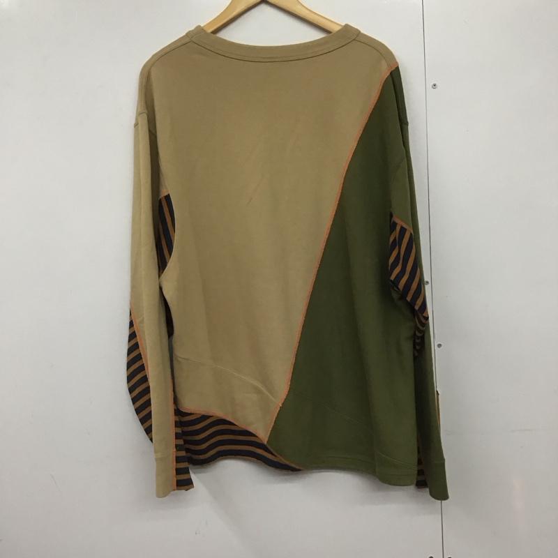 チャンピオン Champion トレーナー 長袖 c8-t004 長袖スウェット クルーネックカットソー L ロゴ、文字 マルチカラー / マルチカラー /  メンズ USED 古着 中古 10142353