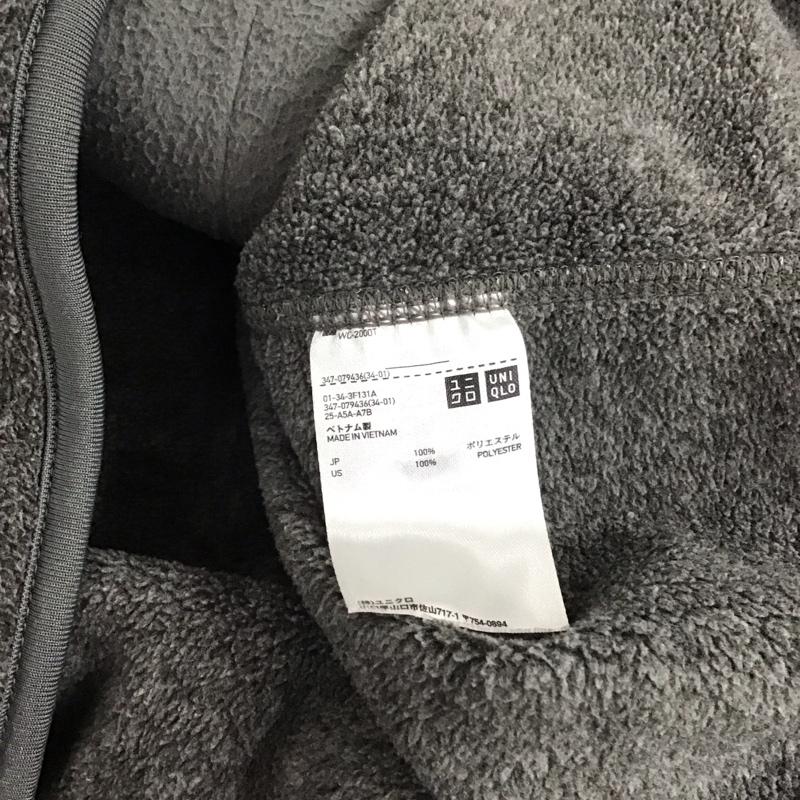 ユニクロ UNIQLO ジャケット、上着 ジャケット、ブレザー 347-079436 フリースフルジップジャケット L 無地 灰 / グレー /  メンズ USED 古着 中古 10141240