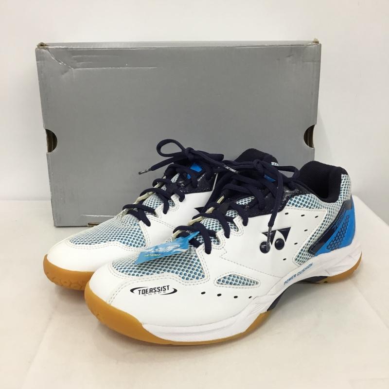ヨネックス YONEX スニーカー スニーカー SHB769SF パワークッション769SF バドミントンシューズ 27.5cm 箱有 27.5cm ロゴ、文字 白 / ホワイト / X 水色 / ライトブルー / X 紺 / ネイビー /  メンズ USED 古着 中古 10147942