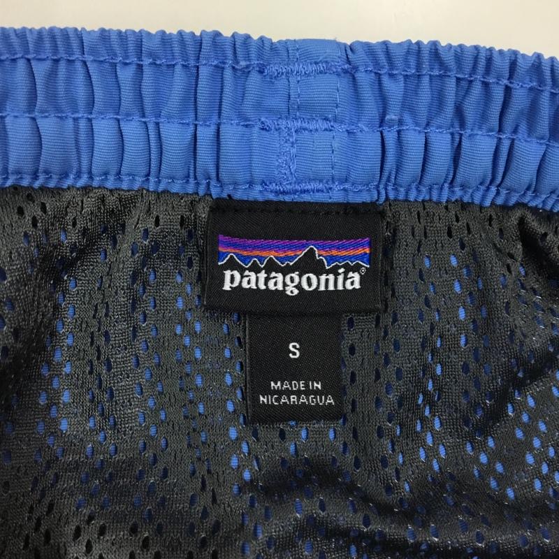 パタゴニア patagonia パンツ ショートパンツ 57021SP19 ショートパンツ ナイロンパンツ S ロゴ、文字 青 / ブルー /  メンズ USED 古着 中古 10117520
