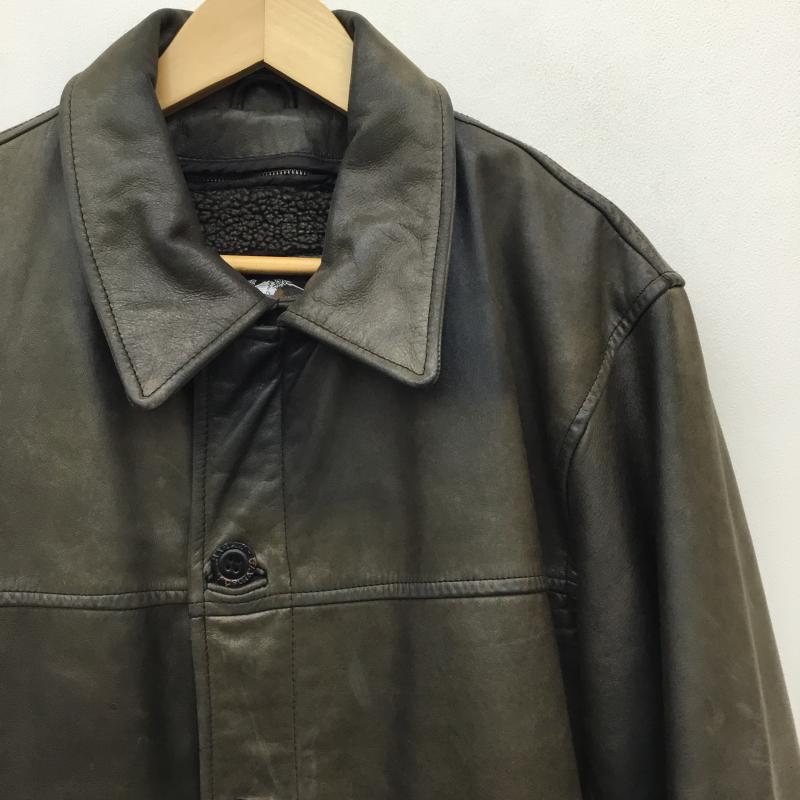ハーレーダビッドソン Harley-Davidson ジャケット、上着 ライダース M 無地 茶 / ブラウン / X カーキ / カーキ /  メンズ USED 古着 中古 10140002