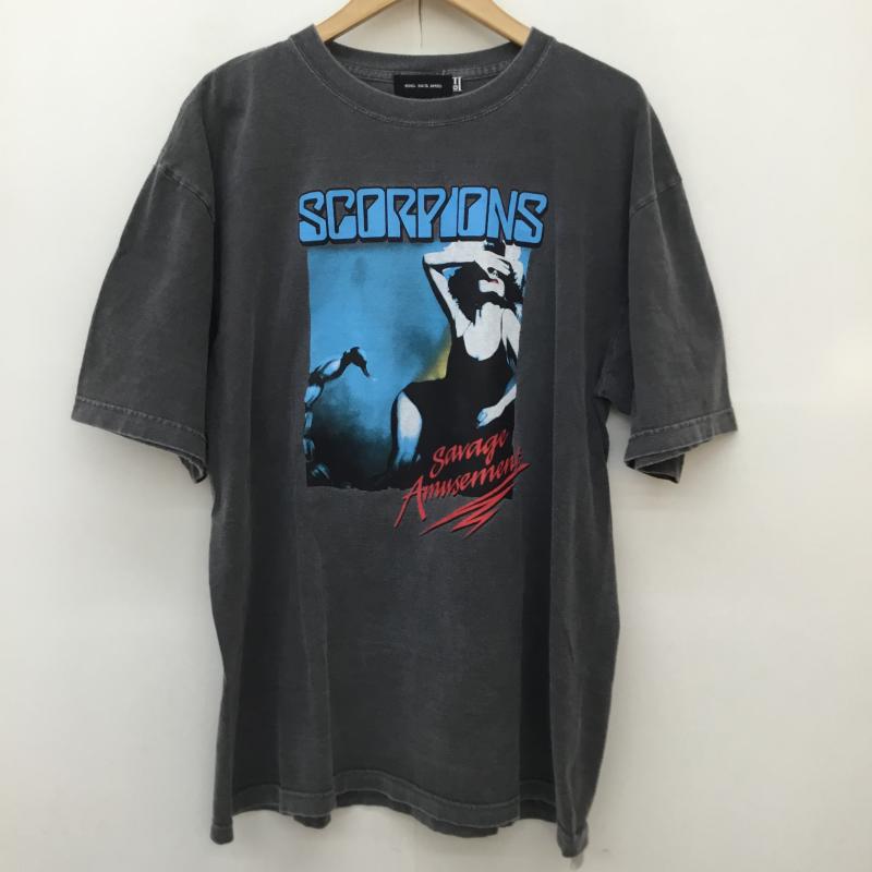 ＵＳフルギ US古着 Tシャツ 半袖 GOOD ROCX SPEED スコーピオンズ バンドTシャツ L プリント ダークグレー / ダークグレー /  メンズ USED 古着 中古 10148478