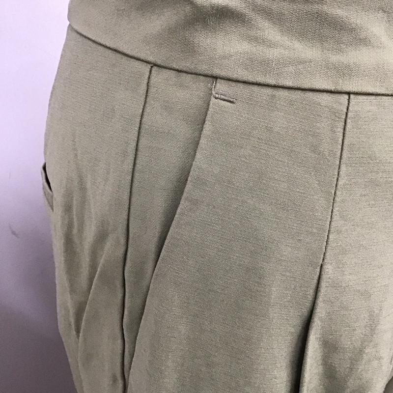 ローリーズファーム LOWRYS FARM パンツ スラックス L 無地 カーキ / カーキ /  レディース USED 古着 中古 10110281