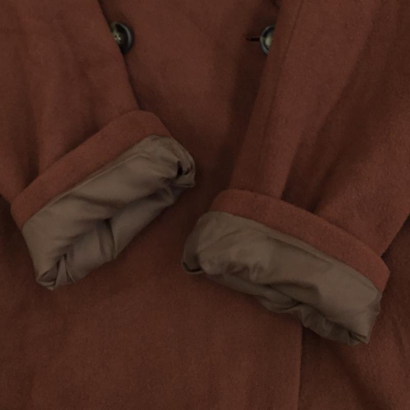 ナノユニバース nano・universe コート コート一般 673-0211001 36 無地 茶 / ブラウン /  レディース USED 古着 中古 10142541