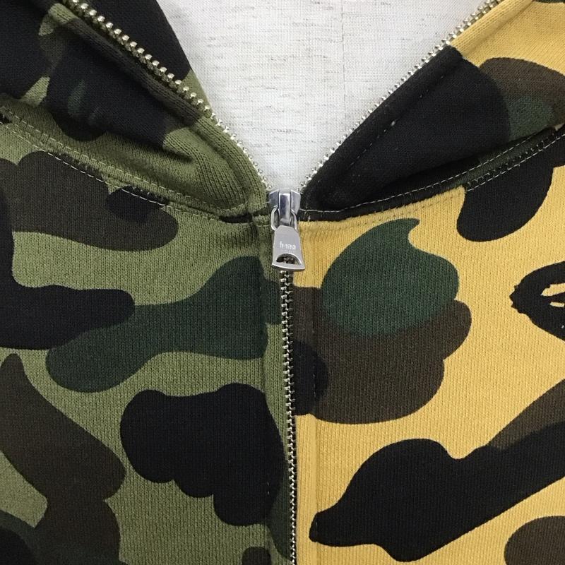 アベイシングエイプ A BATHING APE パーカー 長袖 ジップアップパーカー 長袖パーカー フード付きパーカー 長袖スウェット カモフラージュ柄・迷彩 マルチカラー / マルチカラー /  メンズ USED 古着 中古 10107412