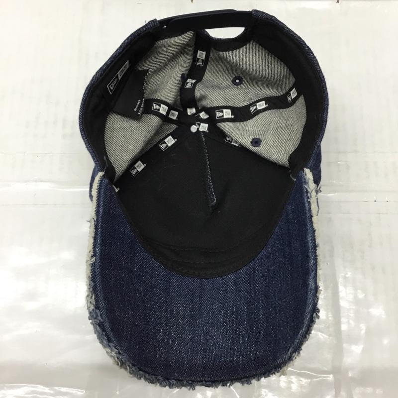 ニューエラ NEW ERA 帽子 キャップ デニム NYC ロゴ、文字 インディゴ / インディゴ /  メンズ USED 古着 中古 10112540