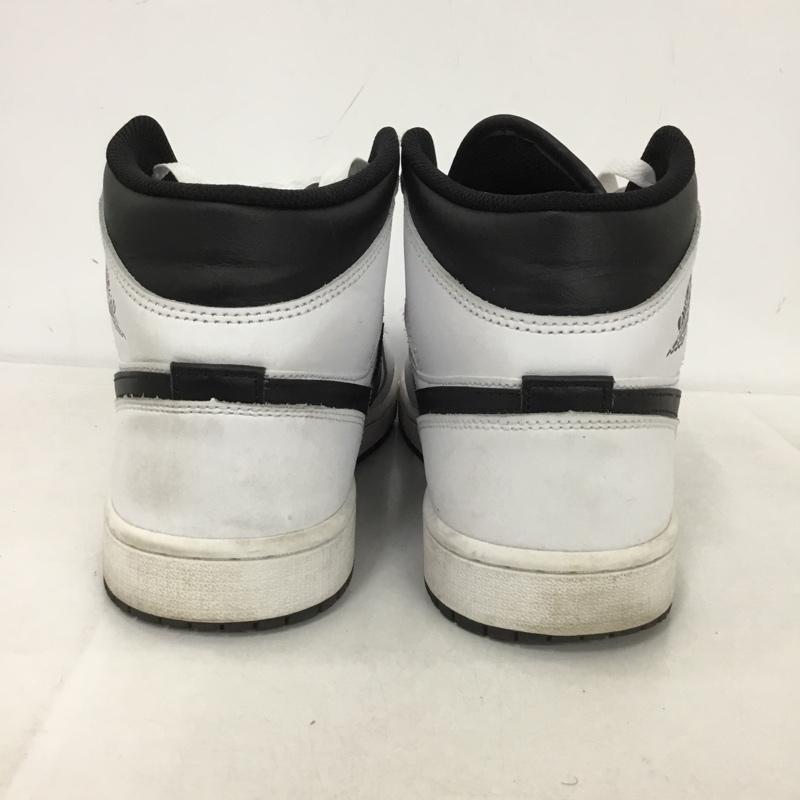 ナイキ NIKE スニーカー スニーカー DQ8426-132 AIR JORDAN 1 MID 27cm 27.0cm ロゴ、文字 白 / ホワイト / X 黒 / ブラック /  メンズ USED 古着 中古 10148395