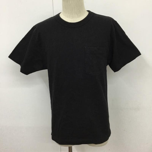 ハイスタンダード HIGH!STANDARD Tシャツ 半袖 半袖カットソー 無地Tシャツ クルーネックカットソー S 無地 黒 / ブラック /  メンズ USED 古着 中古 10110049