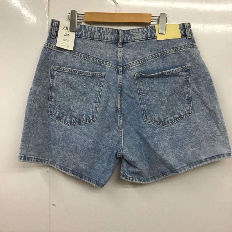 ザラ ZARA パンツ ショートパンツ 7223 028 406 デニム タグ付き 無地 水色 / ライトブルー /  レディース USED 古着 中古 10108320