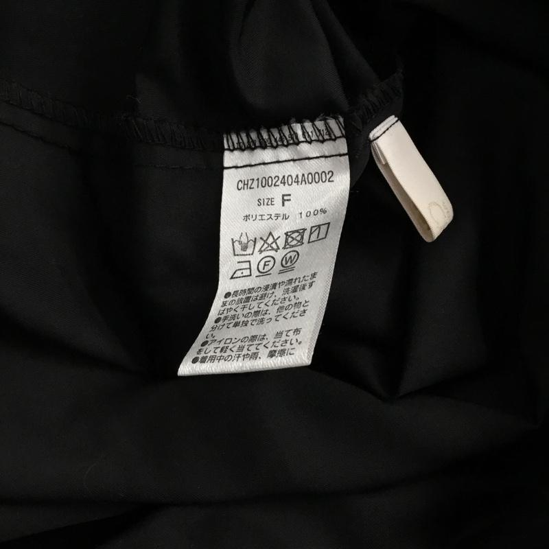 フーズフーチコ who s who Chico チュニック 長袖 CHZ1002404A0002 ボリュームスリーブ ミニワンピース FREE 無地 黒 / ブラック /  レディース USED 古着 中古 10144699