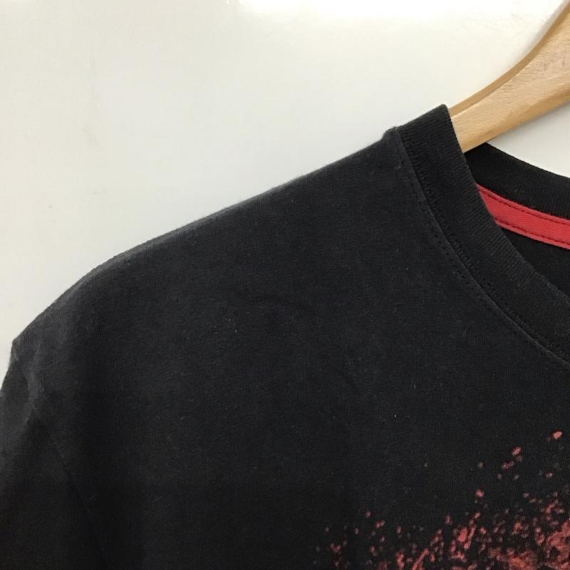 ナイキ NIKE Tシャツ 半袖 半袖カットソー プリントTシャツ クルーネックカットソー XL プリント 黒 / ブラック /  メンズ USED 古着 中古 10145527