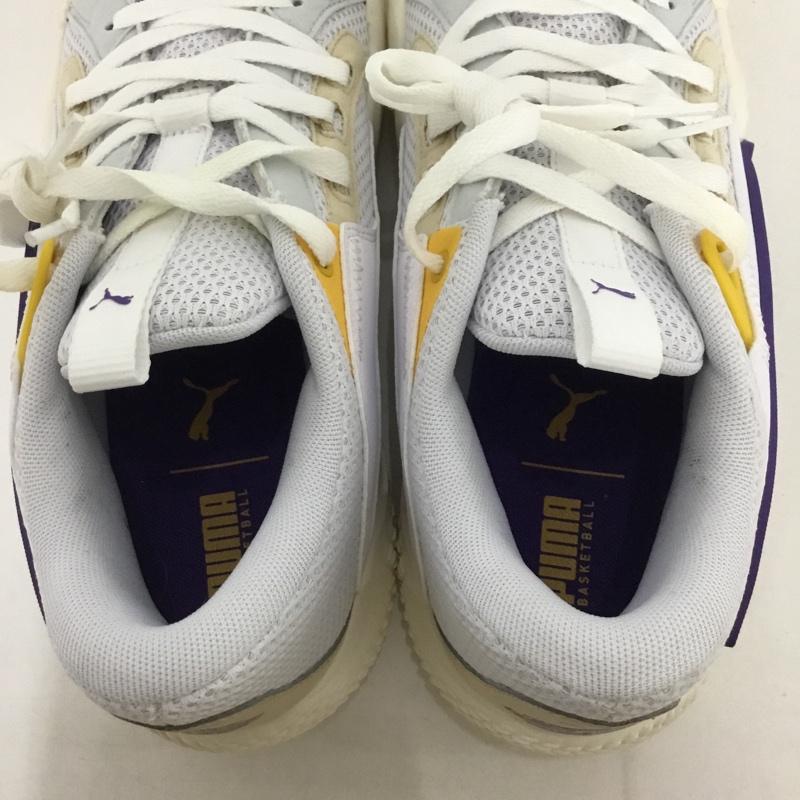 プーマ PUMA スニーカー スニーカー 378052-05 Cout Rider Chaos Slash 28cm 箱有 28.0cm ワンポイント 白 / ホワイト / X 紫 / パープル /  メンズ USED 古着 中古 10131045