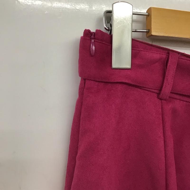 ナチュラルビューティーベーシック NATURAL BEAUTY BASIC スカート ひざ丈スカート M 無地 桃 / ピンク /  レディース USED 古着 中古 10150837
