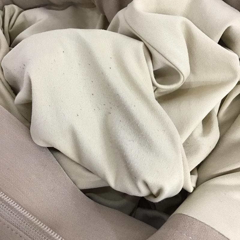 ジーナシス JEANASIS パンツ スラックス JS050405MC 裾スリット フレアパンツ S 無地 ベージュ / ベージュ /  レディース USED 古着 中古 10109026