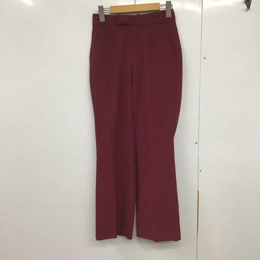 ローリーズファーム LOWRYS FARM パンツ スラックス S 無地 えんじ / ワインレッド /  レディース USED 古着 中古 10142904