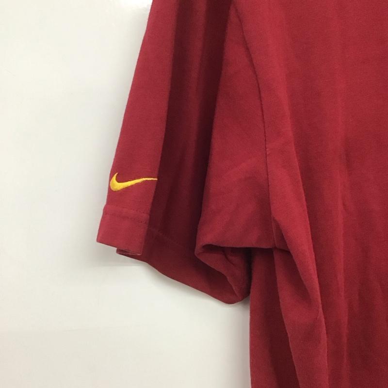 ナイキ NIKE Tシャツ 半袖 半袖カットソー プリントTシャツ クルーネックカットソー 00s M 無地 えんじ / ワインレッド /  メンズ USED 古着 中古 10149170